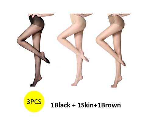 Color: Set 3, Size: One size - Anti-hook Silk Stockings for Color Correction