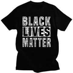 Size: S, Color: Black - U S Popular Street Protest BLACK LIVES MATTER European Cotton Menis Clothing