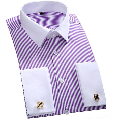 Cuff Shirt Business Shirt Stripes