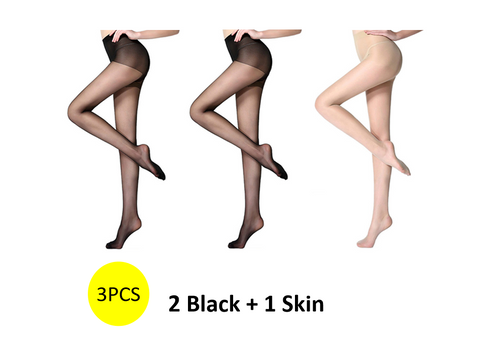 Color: Set 4, Size: One size - Anti-hook Silk Stockings for Color Correction