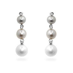 Multicolor Pearl Earrings